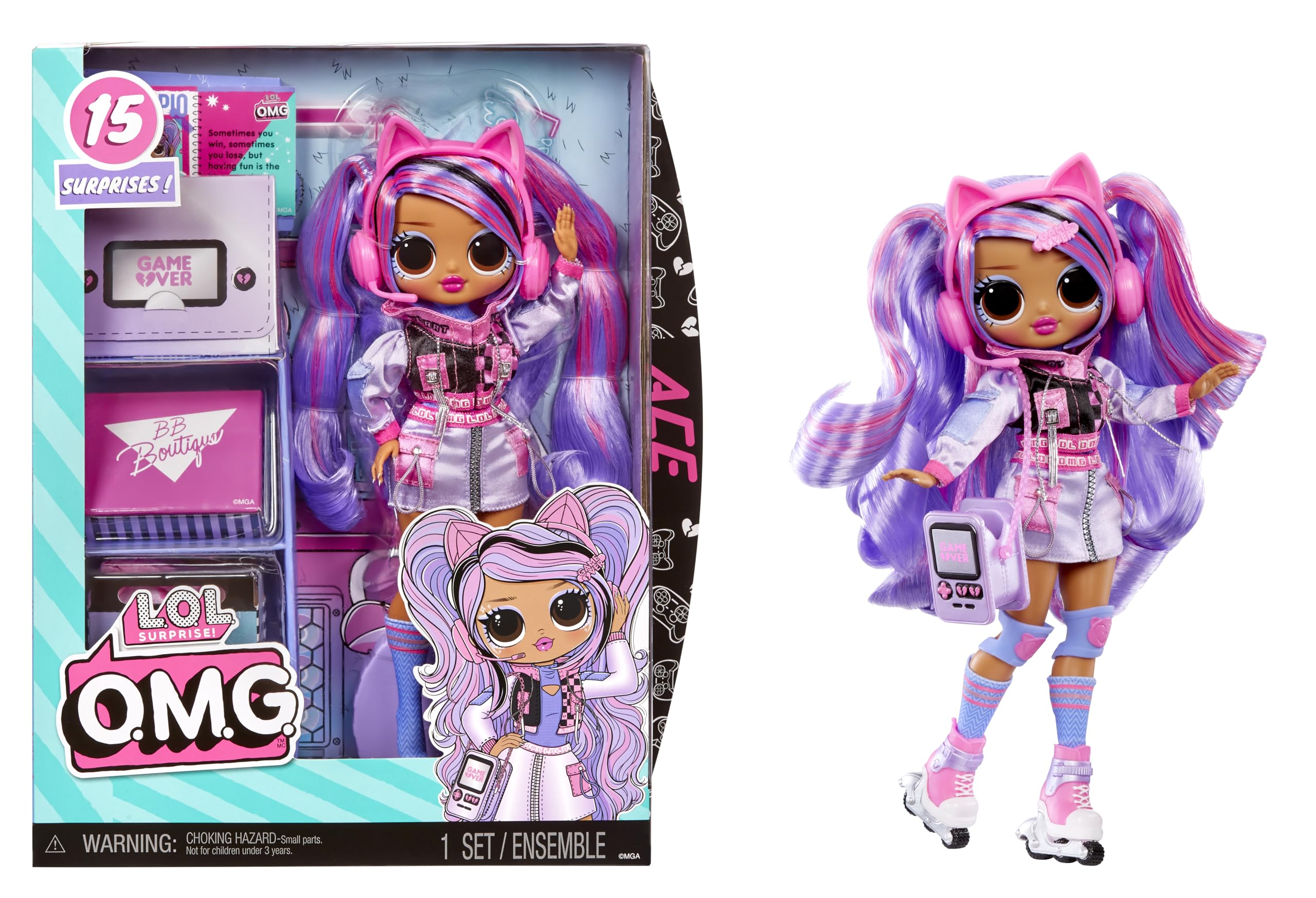 Foto 2 pulgar | Muñeca de Moda L.O.L. ¡Sorpresa! Dios Mío Ace con 15 Sorpresas - Venta Internacional