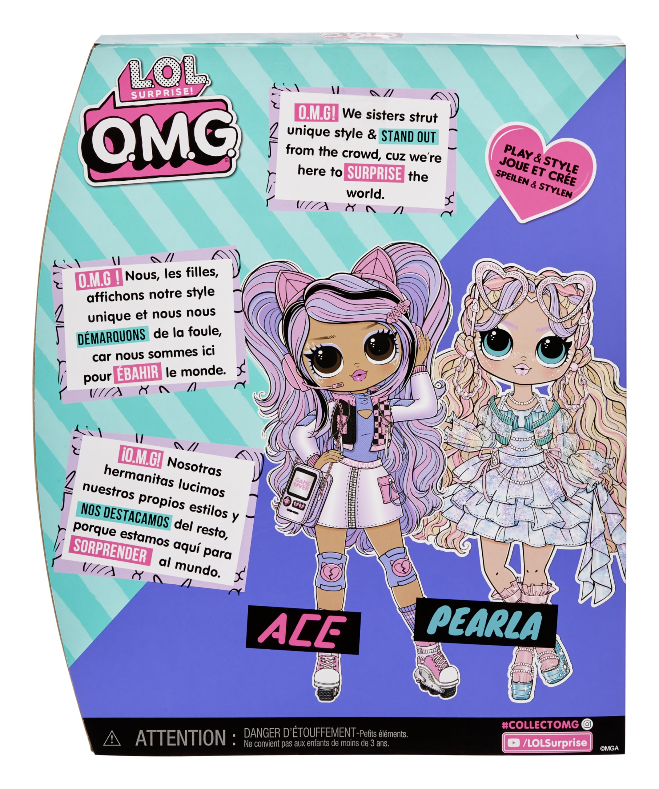 Foto 7 pulgar | Muñeca de Moda L.O.L. ¡Sorpresa! Dios Mío Ace con 15 Sorpresas - Venta Internacional