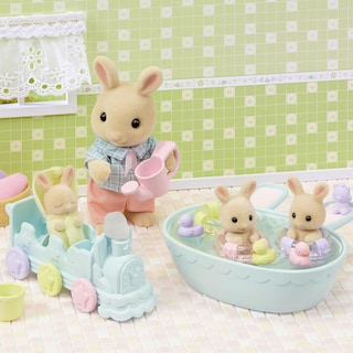 Foto 2 | Set de Baño para Bebés Toy Calico Critters Triplets con Accesorios - Venta Internacional