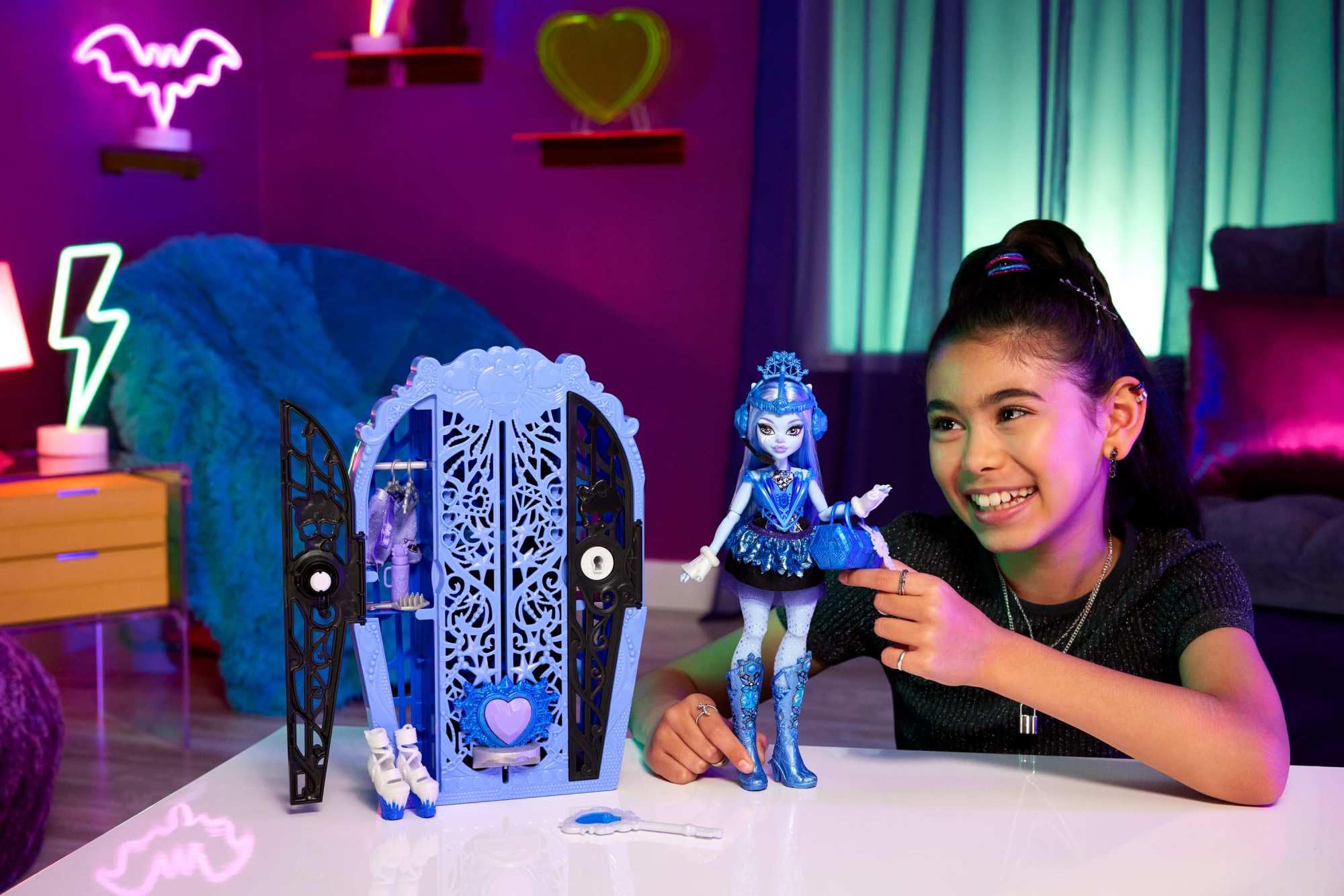 Foto 3 pulgar | Set de Juguetes Monster High Skulltimate Secrets Abbey Bominable - Venta Internacional