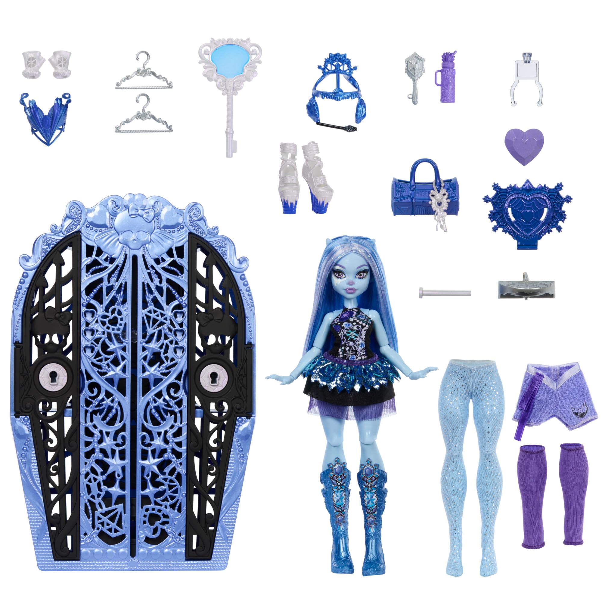 Foto 4 | Set de Juguetes Monster High Skulltimate Secrets Abbey Bominable - Venta Internacional