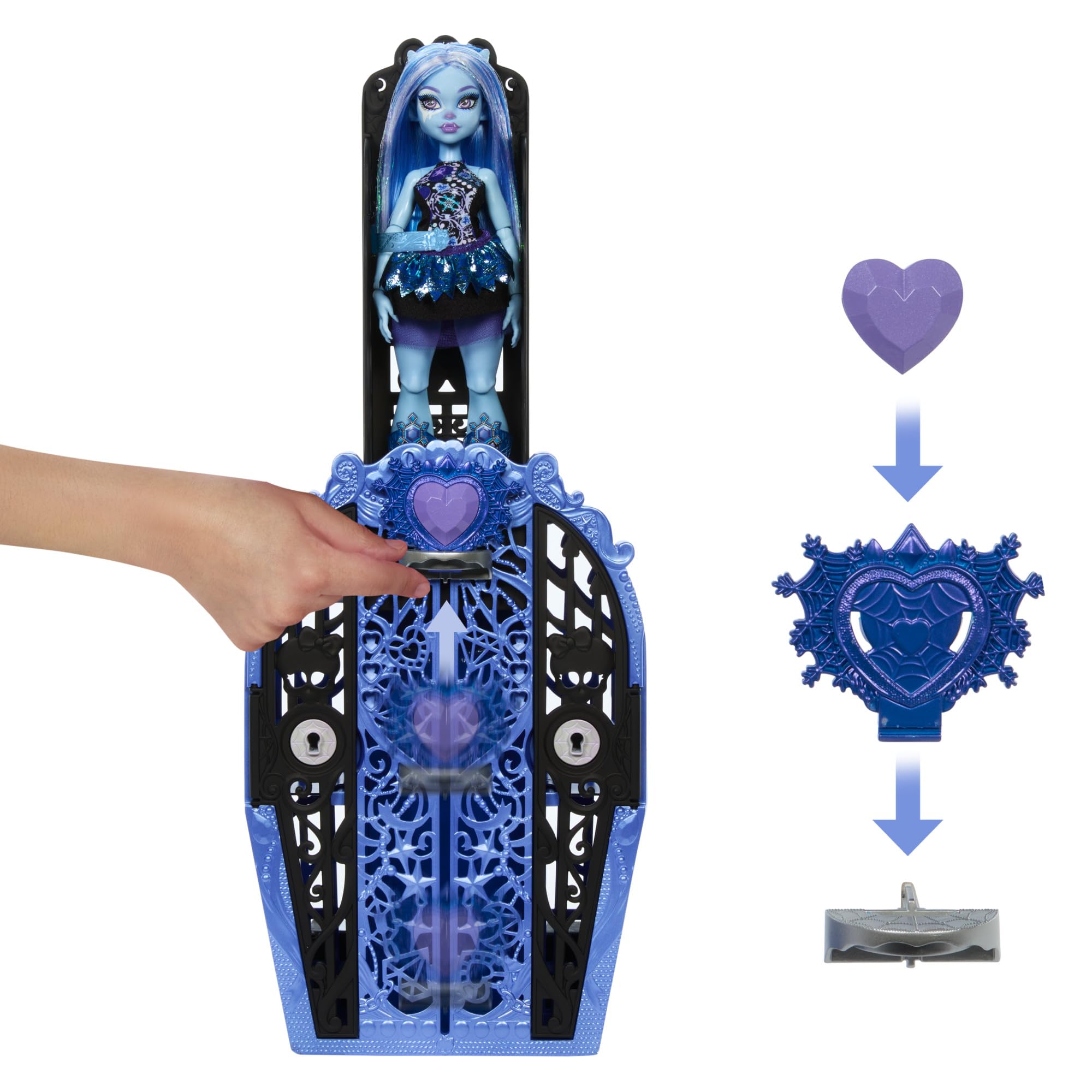 Foto 6 pulgar | Set de Juguetes Monster High Skulltimate Secrets Abbey Bominable - Venta Internacional