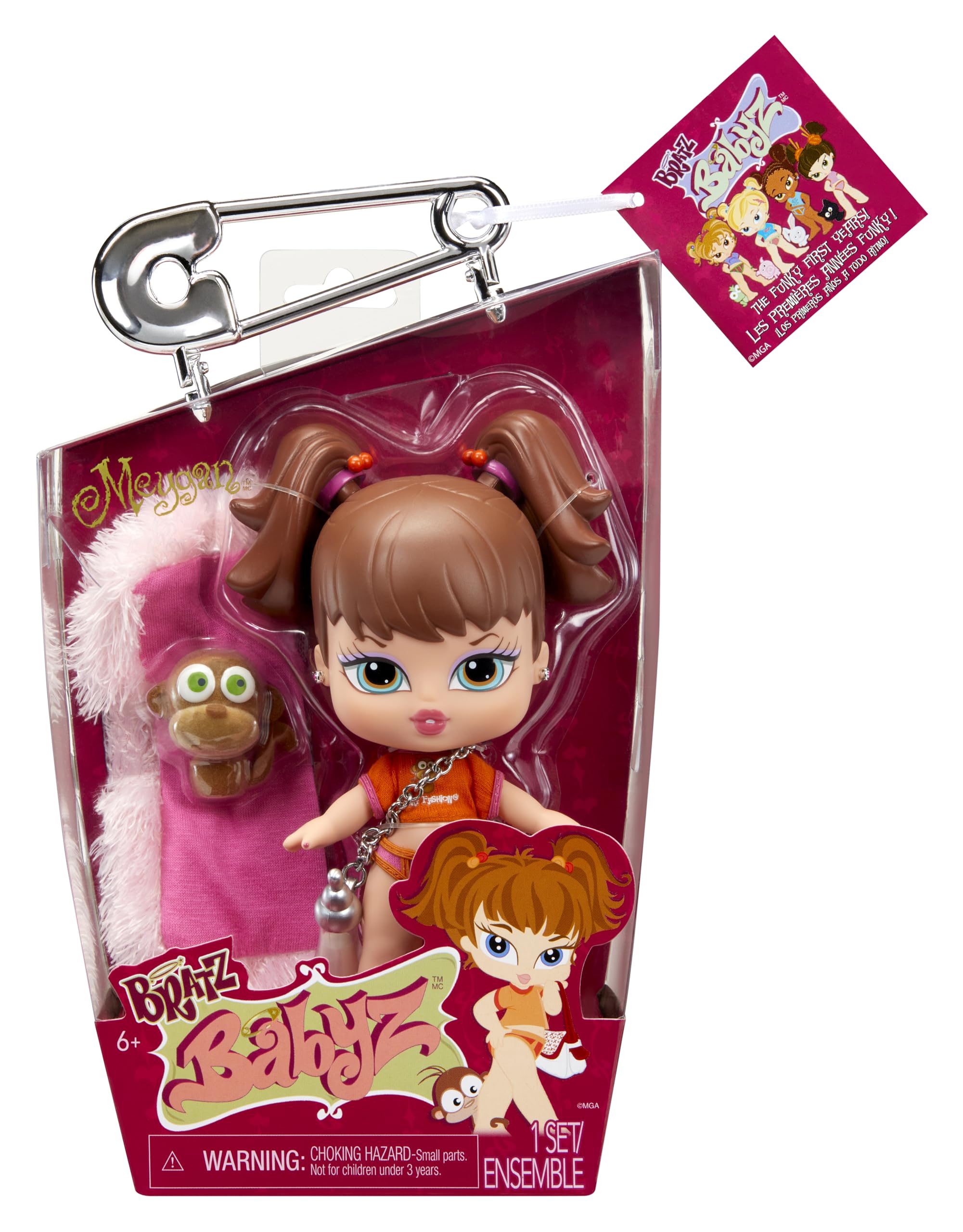 Foto 2 pulgar | Muñeca Bratz Babyz Meygan con Ropa Real y Mascotas - Venta Internacional