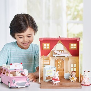 Foto 3 | Set de Inicio de Dollhouse Playset Calico Critters Village Doctor - Venta Internacional