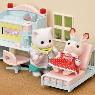 Foto 7 | Set de Inicio de Dollhouse Playset Calico Critters Village Doctor - Venta Internacional