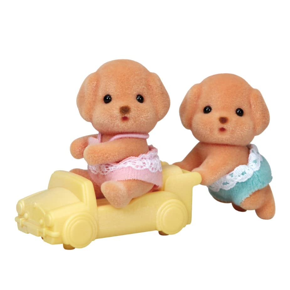 Set de Figuras Coleccionable Calico Critters de Poodle Twins - Venta Internacional