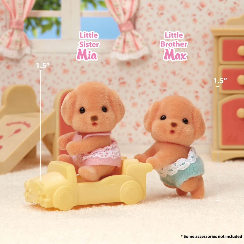 Foto 4 pulgar | Set de Figuras Coleccionable Calico Critters de Poodle Twins - Venta Internacional