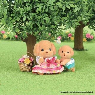 Foto 4 | Set de Figuras Coleccionable Calico Critters de Poodle Twins - Venta Internacional