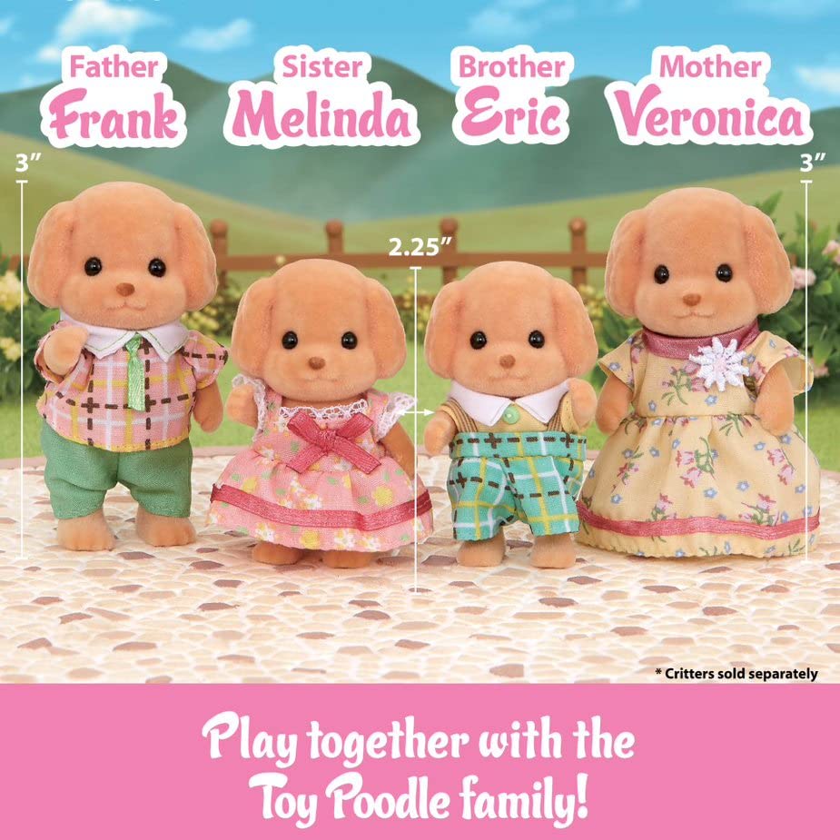 Foto 8 pulgar | Set de Figuras Coleccionable Calico Critters de Poodle Twins - Venta Internacional
