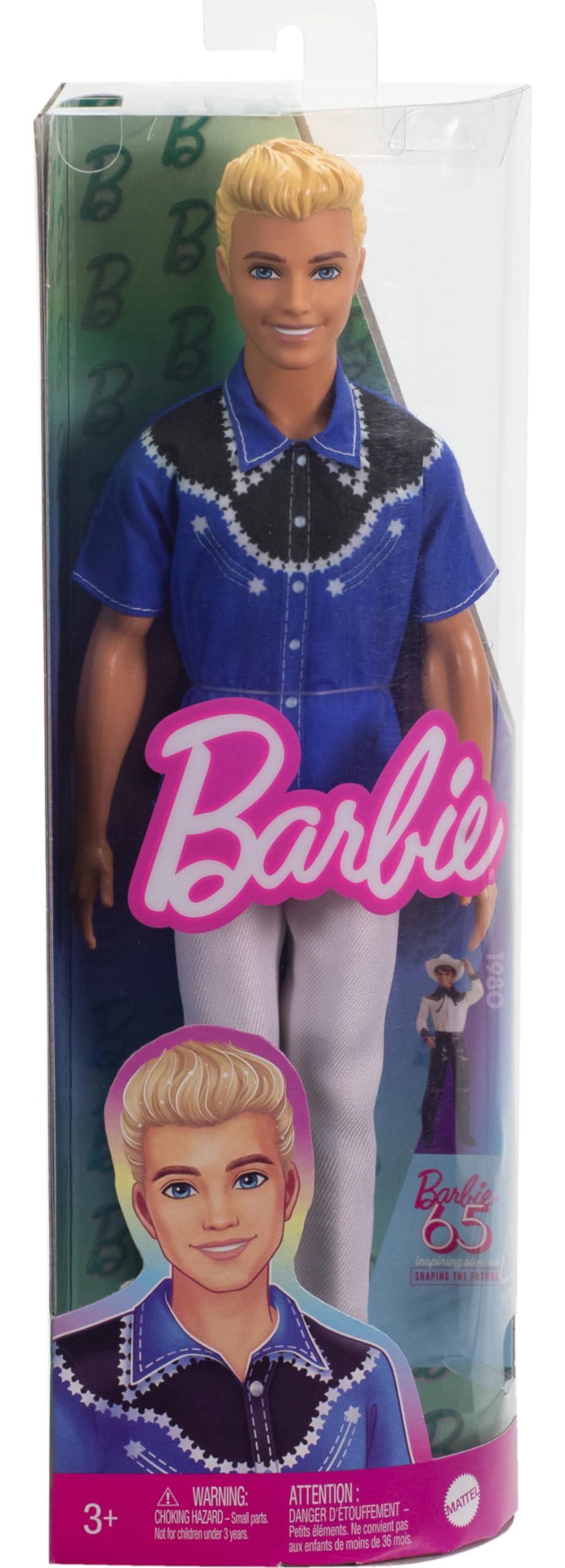 Foto 7 pulgar | Ken Barbie Fashionistas #226 con Atuendo Western - Venta Internacional