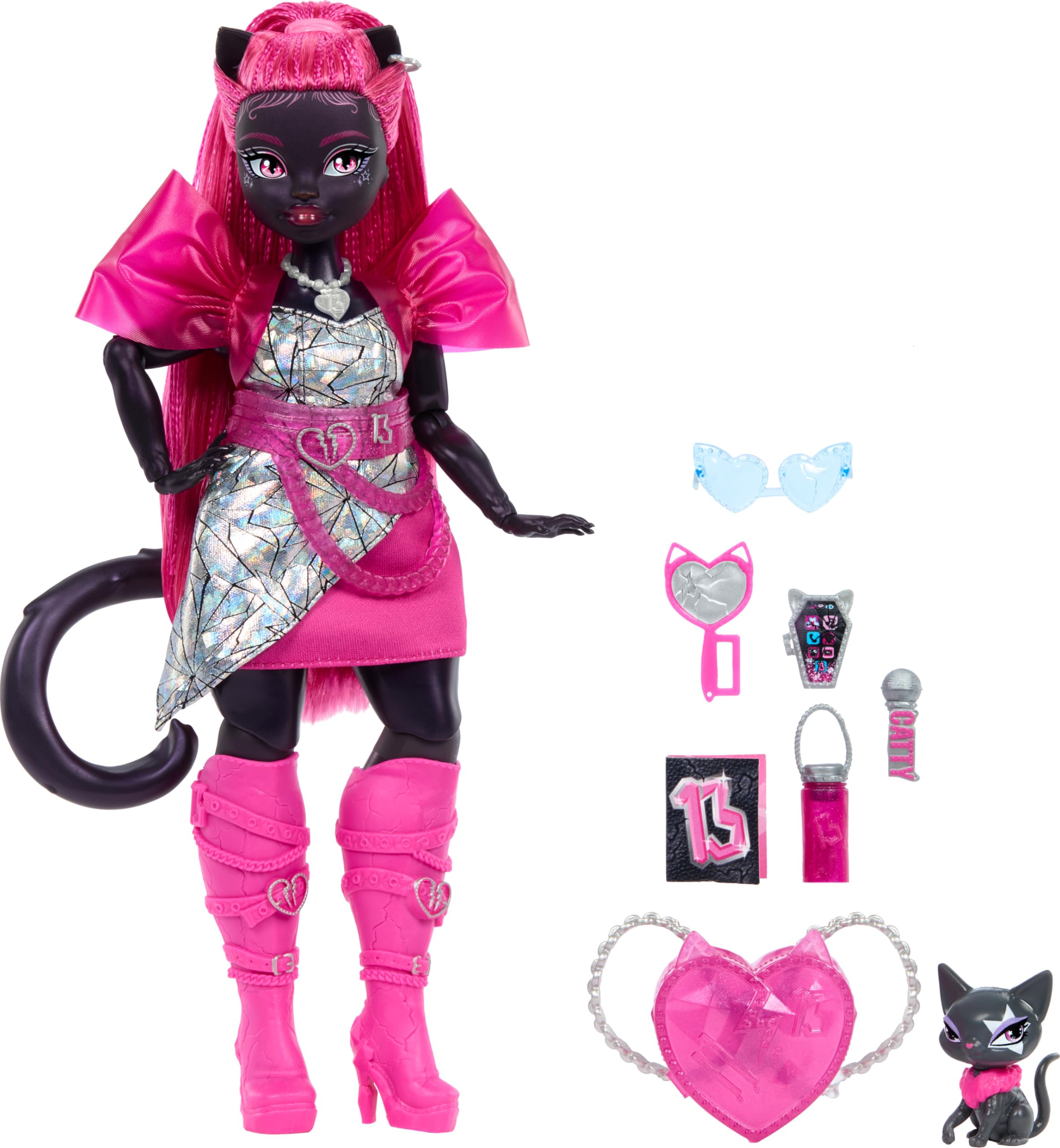 Foto 6 pulgar | Gato de Peluche Doll Monster High Catty Noir - Venta Internacional