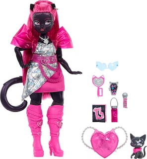 Foto 5 | Gato de Peluche Doll Monster High Catty Noir - Venta Internacional