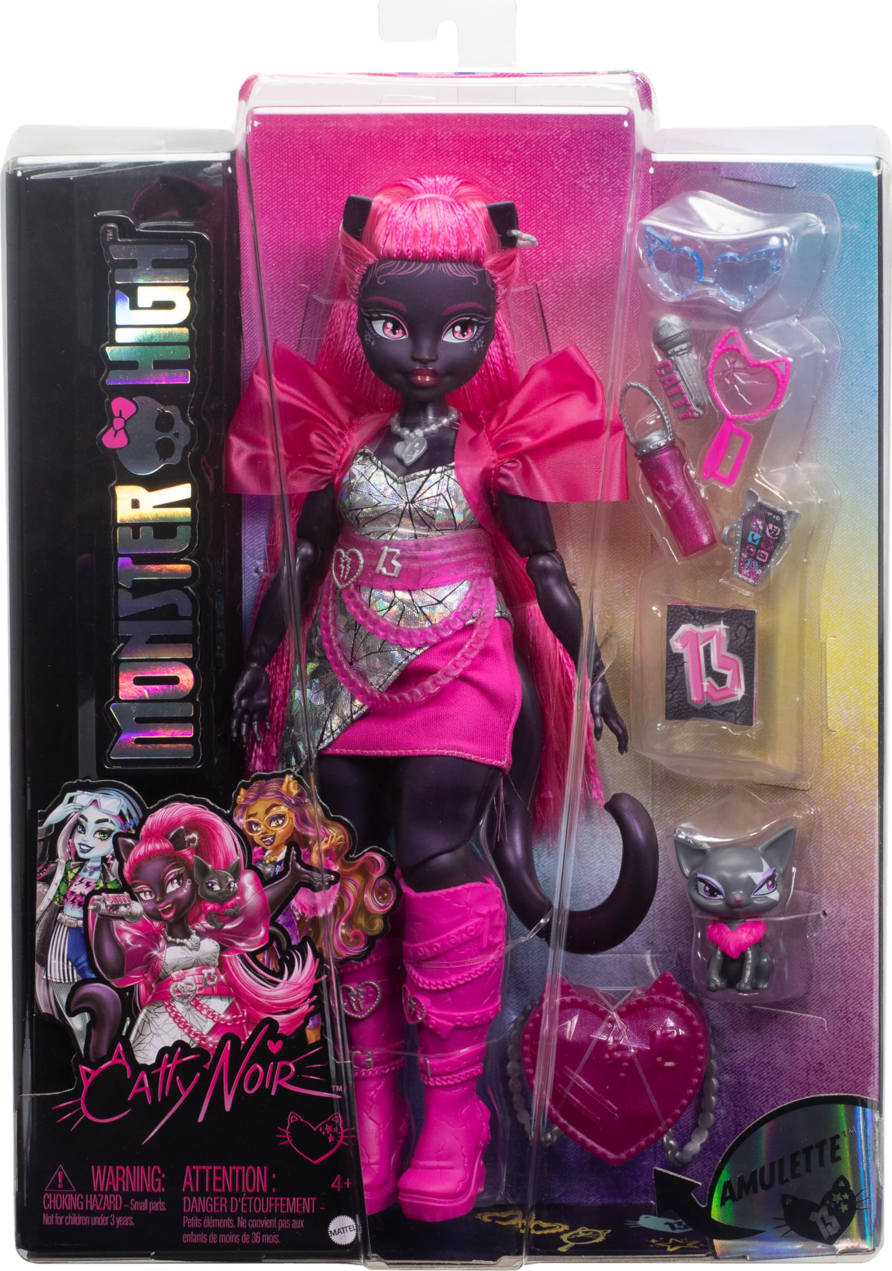 Foto 7 pulgar | Gato de Peluche Doll Monster High Catty Noir - Venta Internacional