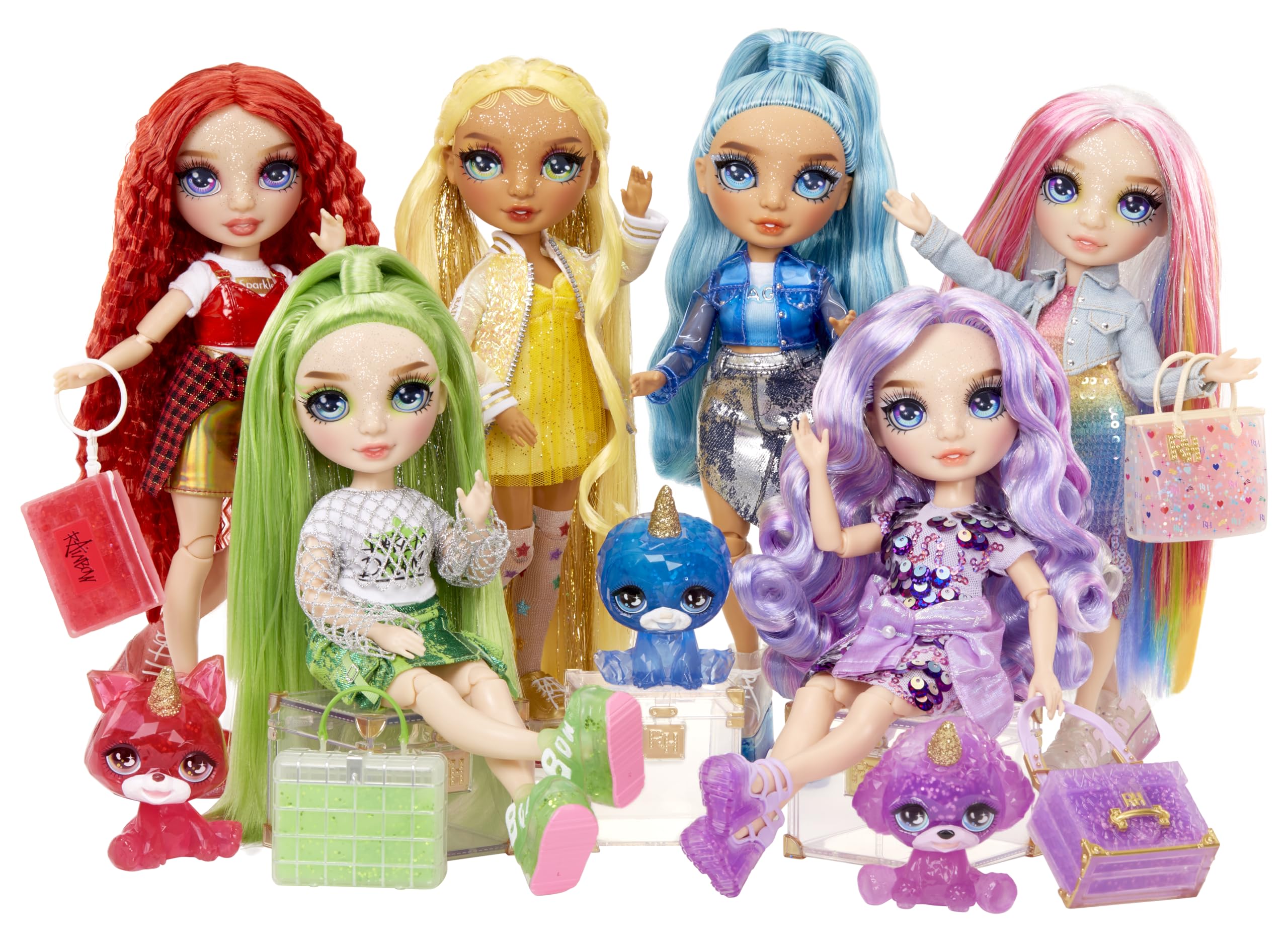 Foto 7 pulgar | Muñeca Rainbow High Skyler Blue con Kit de Limo y Mascota - Venta Internacional