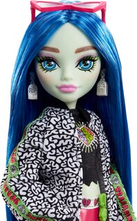 Foto 2 | Muñeca Monster High Ghoulia Yelps Posable con Accesorios de 26 cm - Venta Internacional