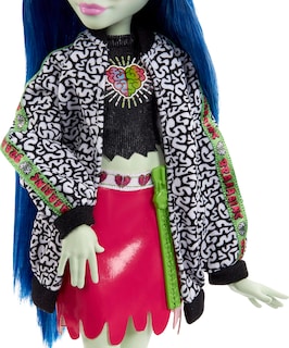 Foto 3 | Muñeca Monster High Ghoulia Yelps Posable con Accesorios de 26 cm - Venta Internacional