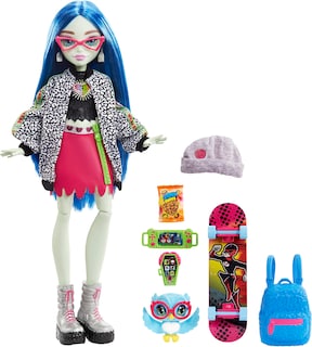 Foto 5 | Muñeca Monster High Ghoulia Yelps Posable con Accesorios de 26 cm - Venta Internacional