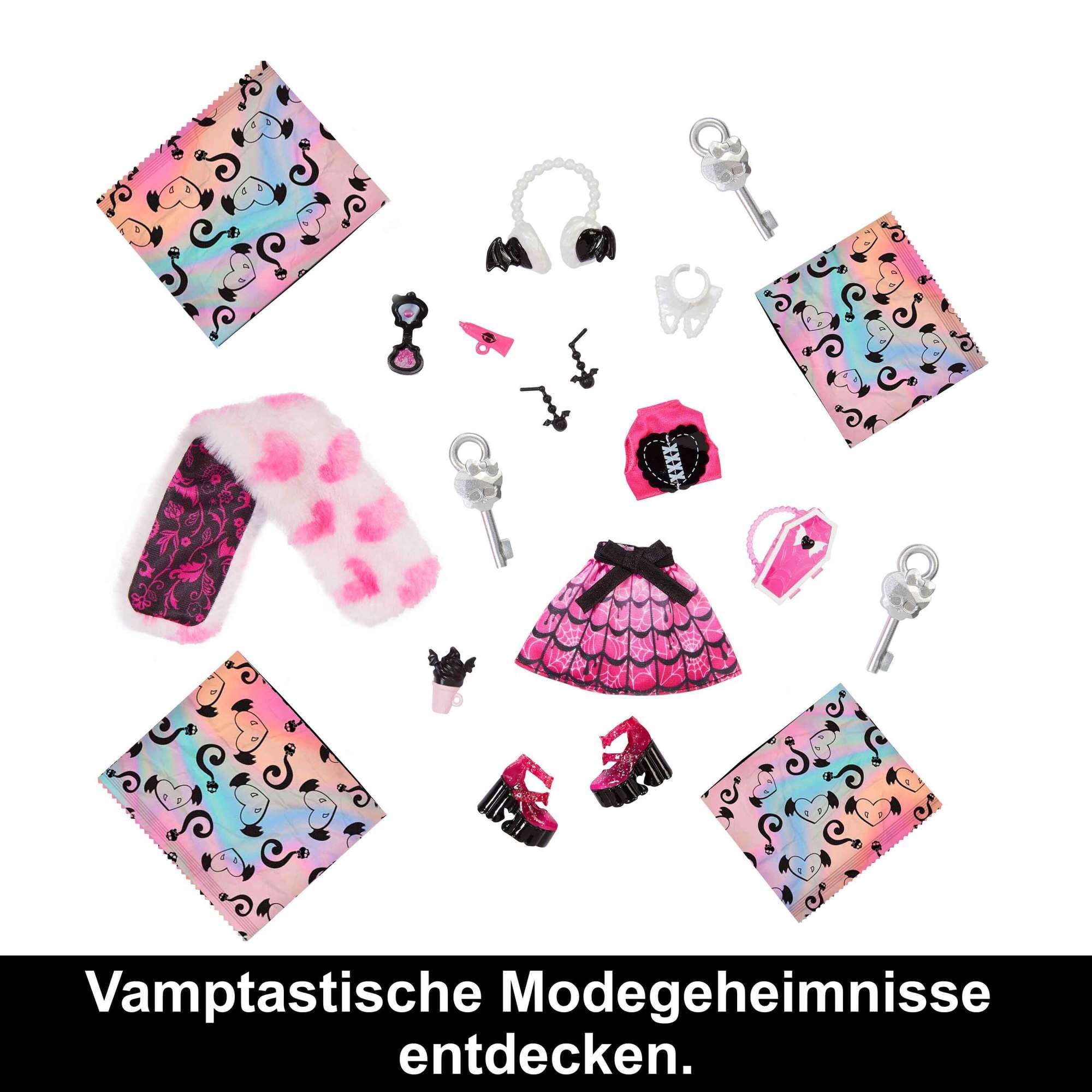 Foto 5 pulgar | Muñeca y accesorios Doll Monster High Skulltimate Secrets: Draculaura Temerosa - Venta Internacional