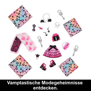 Foto 4 | Muñeca y accesorios Doll Monster High Skulltimate Secrets: Draculaura Temerosa - Venta Internacional