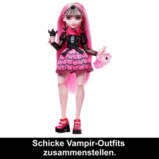 Foto 5 | Muñeca y accesorios Doll Monster High Skulltimate Secrets: Draculaura Temerosa - Venta Internacional
