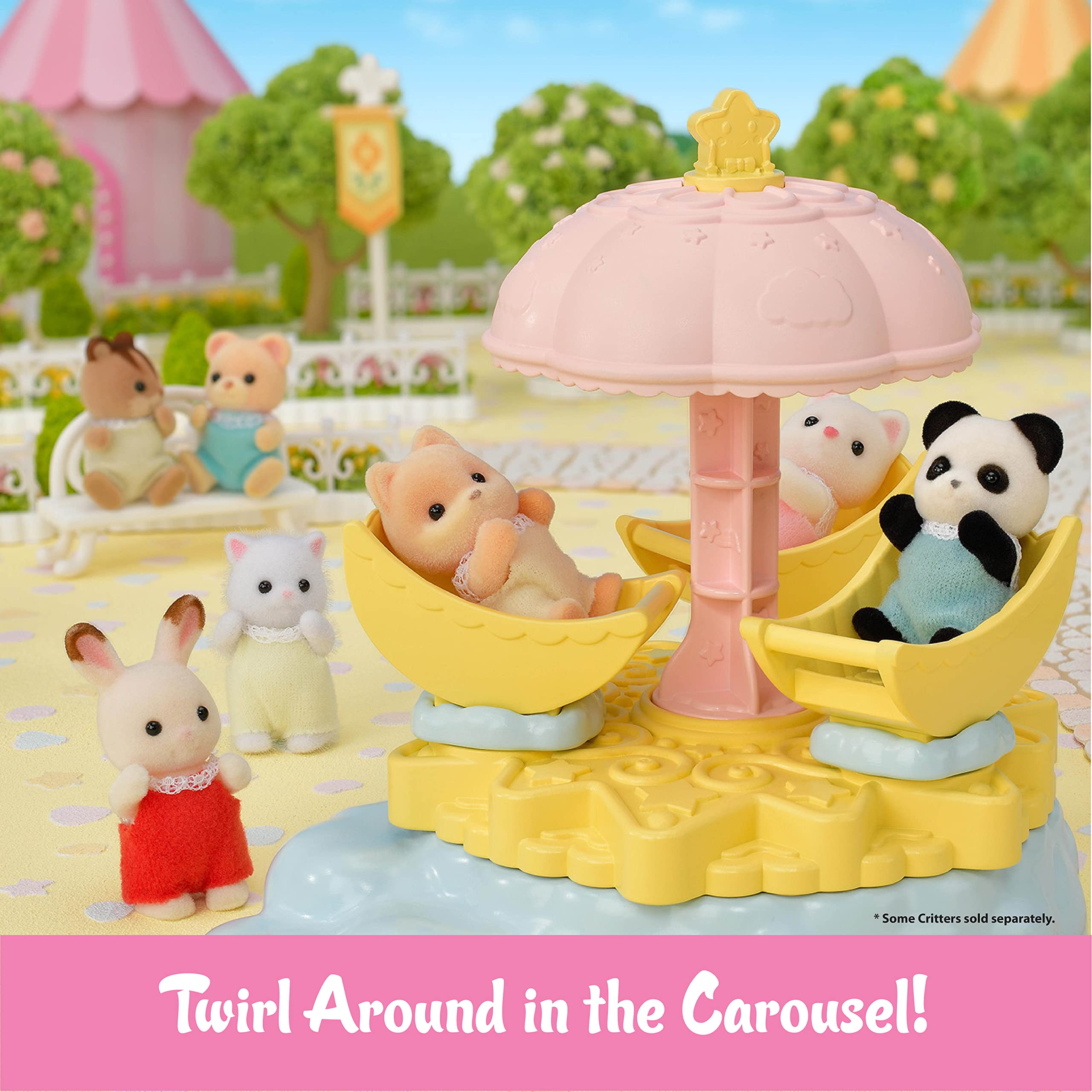 Foto 5 pulgar | Casa de Juguete Calico Critters Baby Star Carousel - Venta Internacional