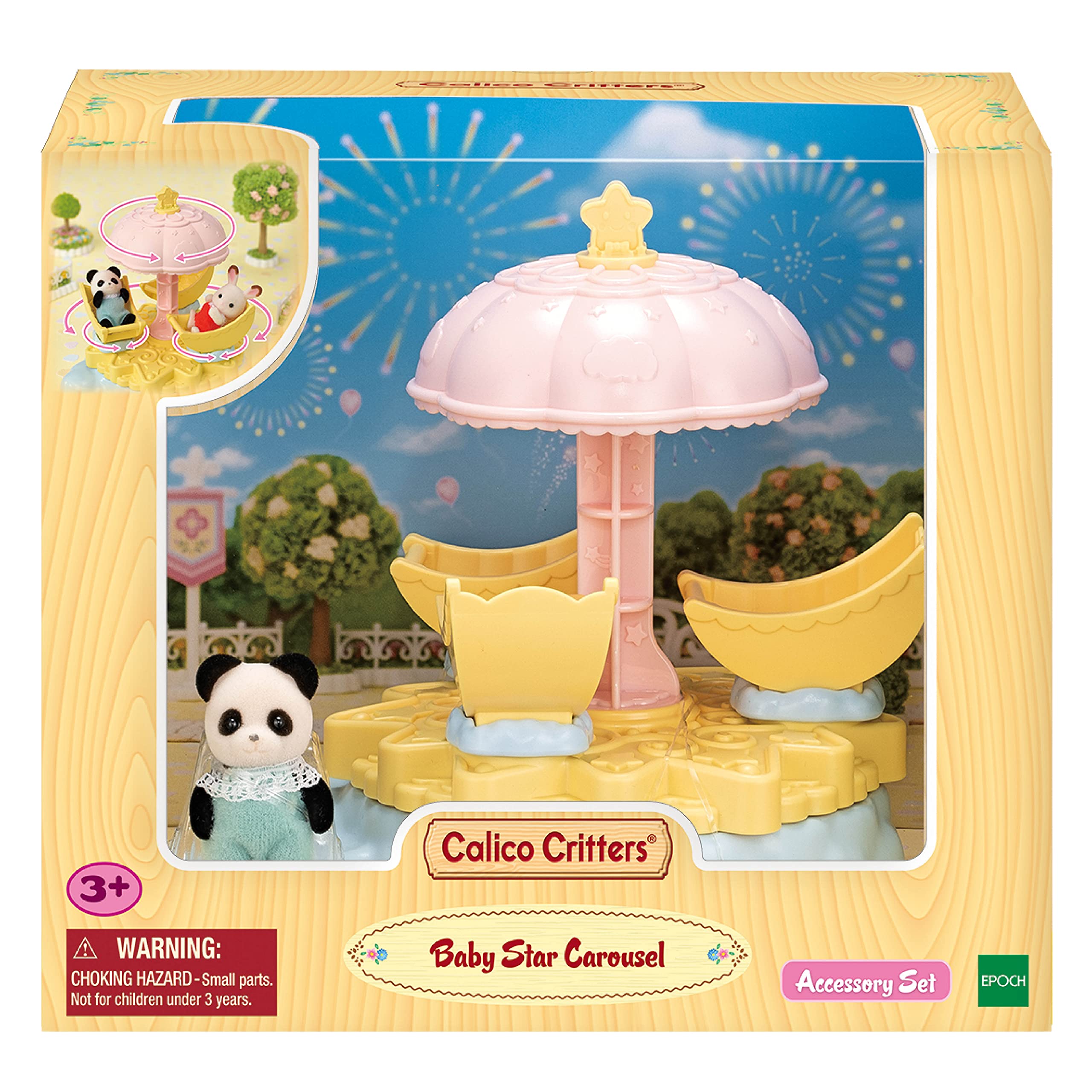 Foto 7 pulgar | Casa de Juguete Calico Critters Baby Star Carousel - Venta Internacional