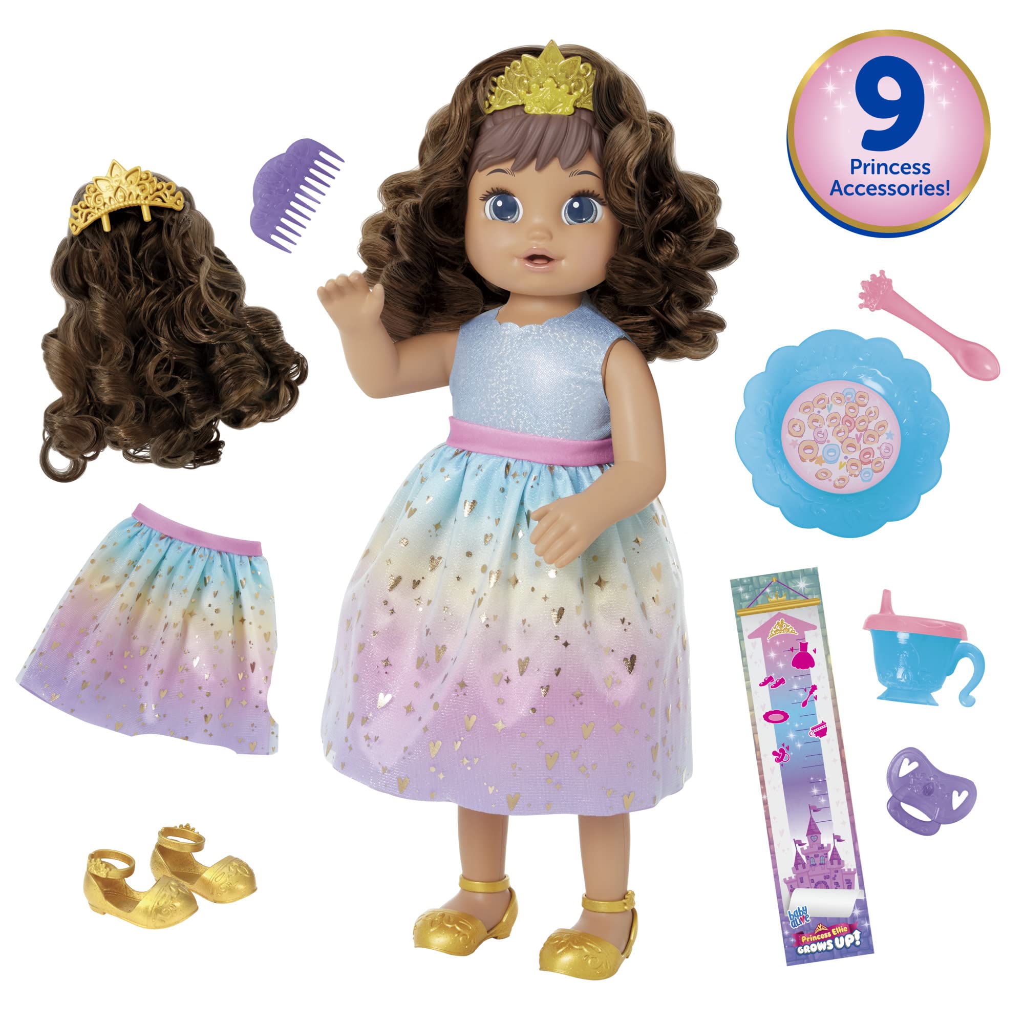 Foto 2 | Muñeca Interactiva Baby Alive Princess Ellie Crece - Venta Internacional