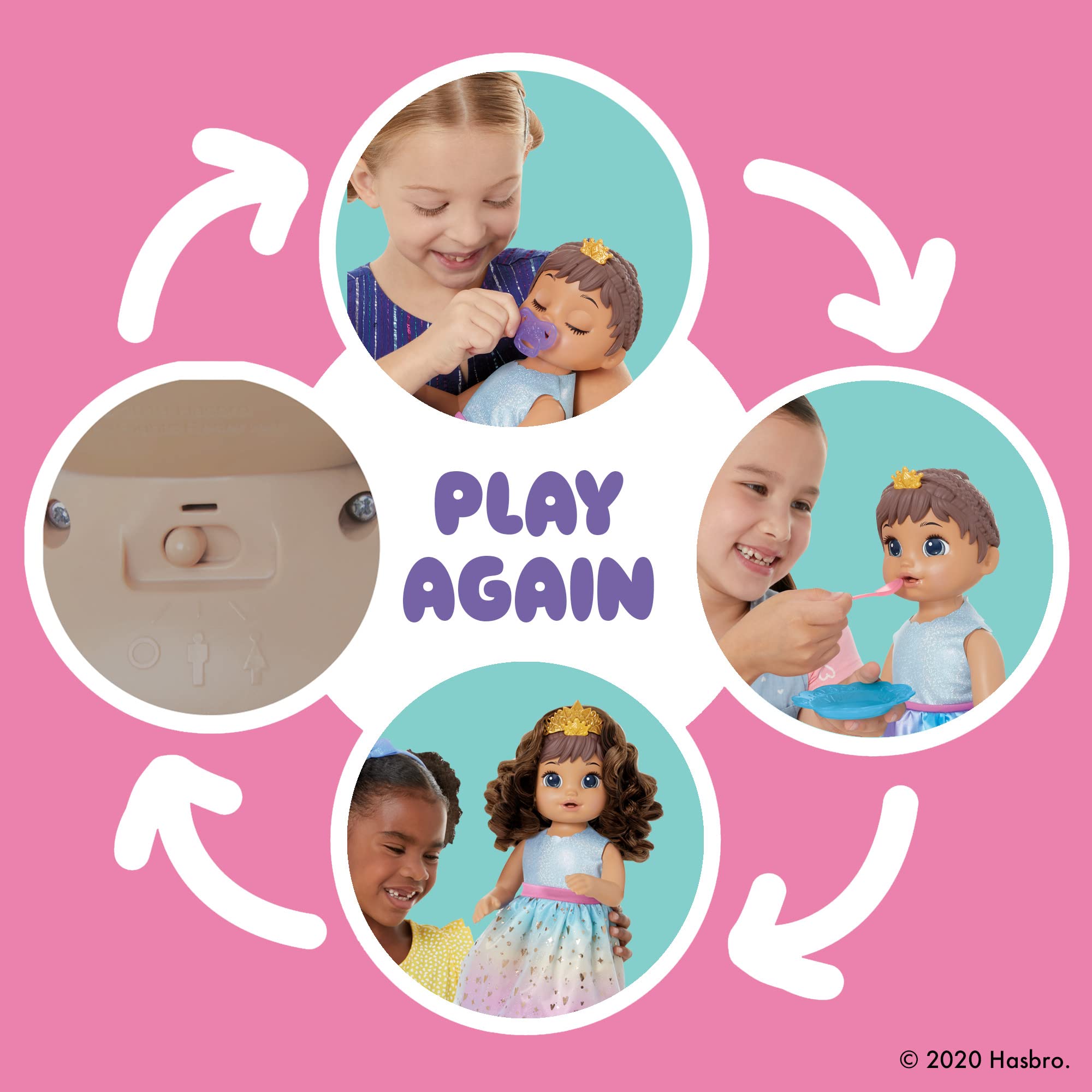 Foto 4 | Muñeca Interactiva Baby Alive Princess Ellie Crece - Venta Internacional