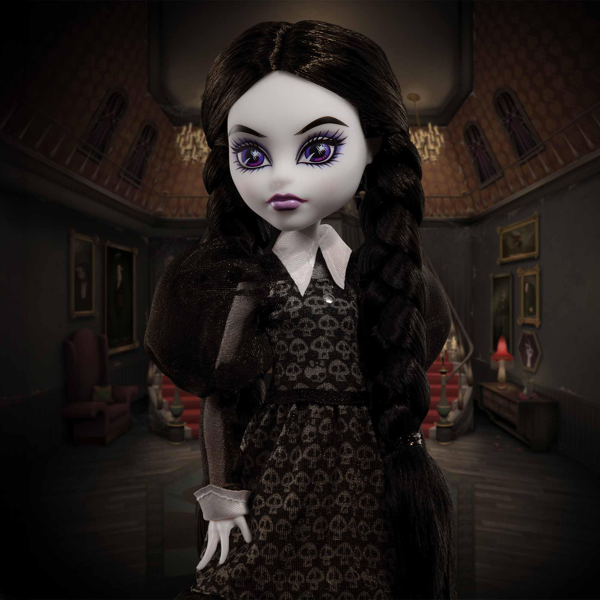 Foto 4 pulgar | Muñeca Monster High Skullector Addams Family Morticia & Wednesday - Venta Internacional