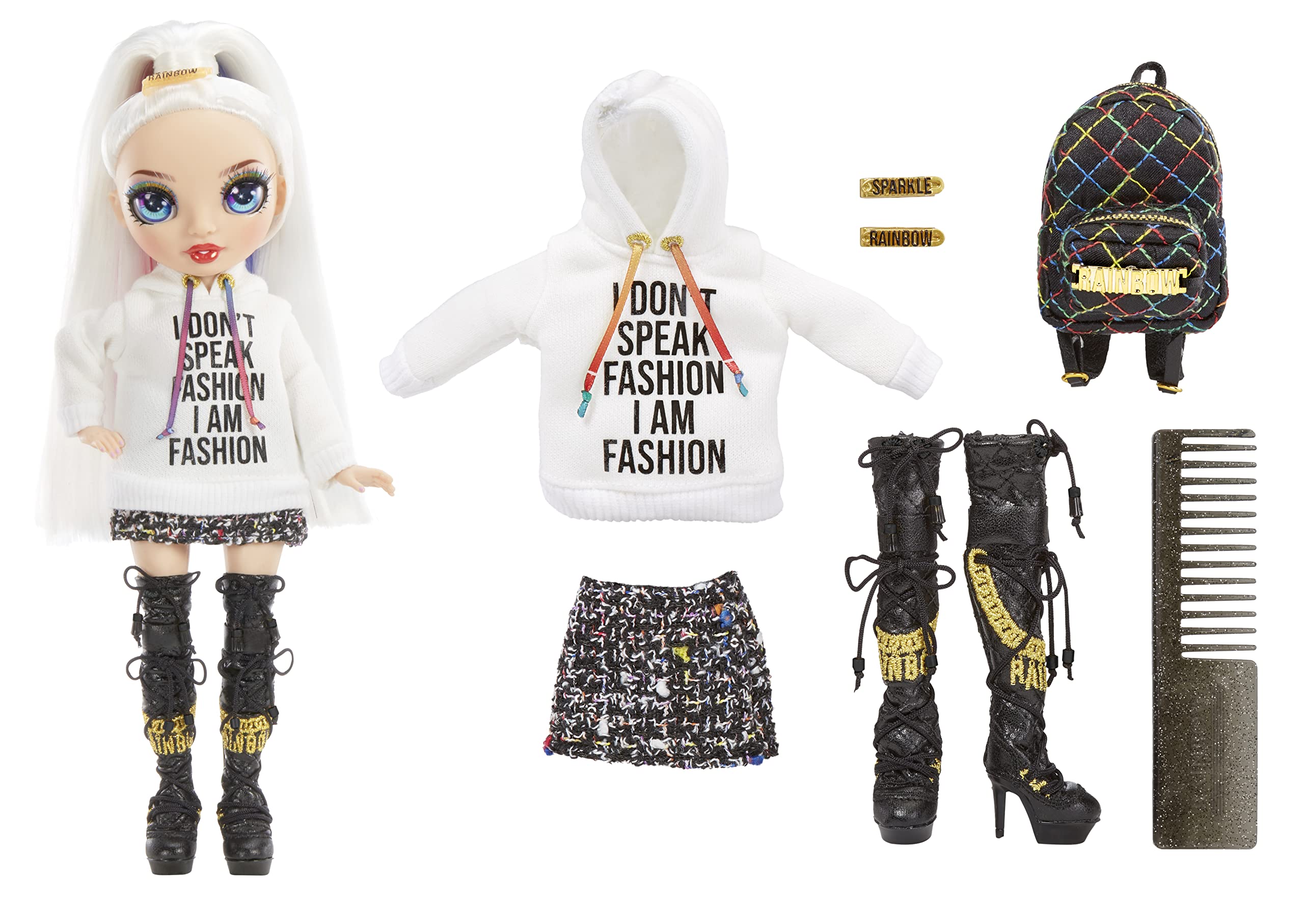 Foto 2 | Muñeca De Moda Rainbow High Jr High Serie 2 Amaya Raine 9 - Venta Internacional.