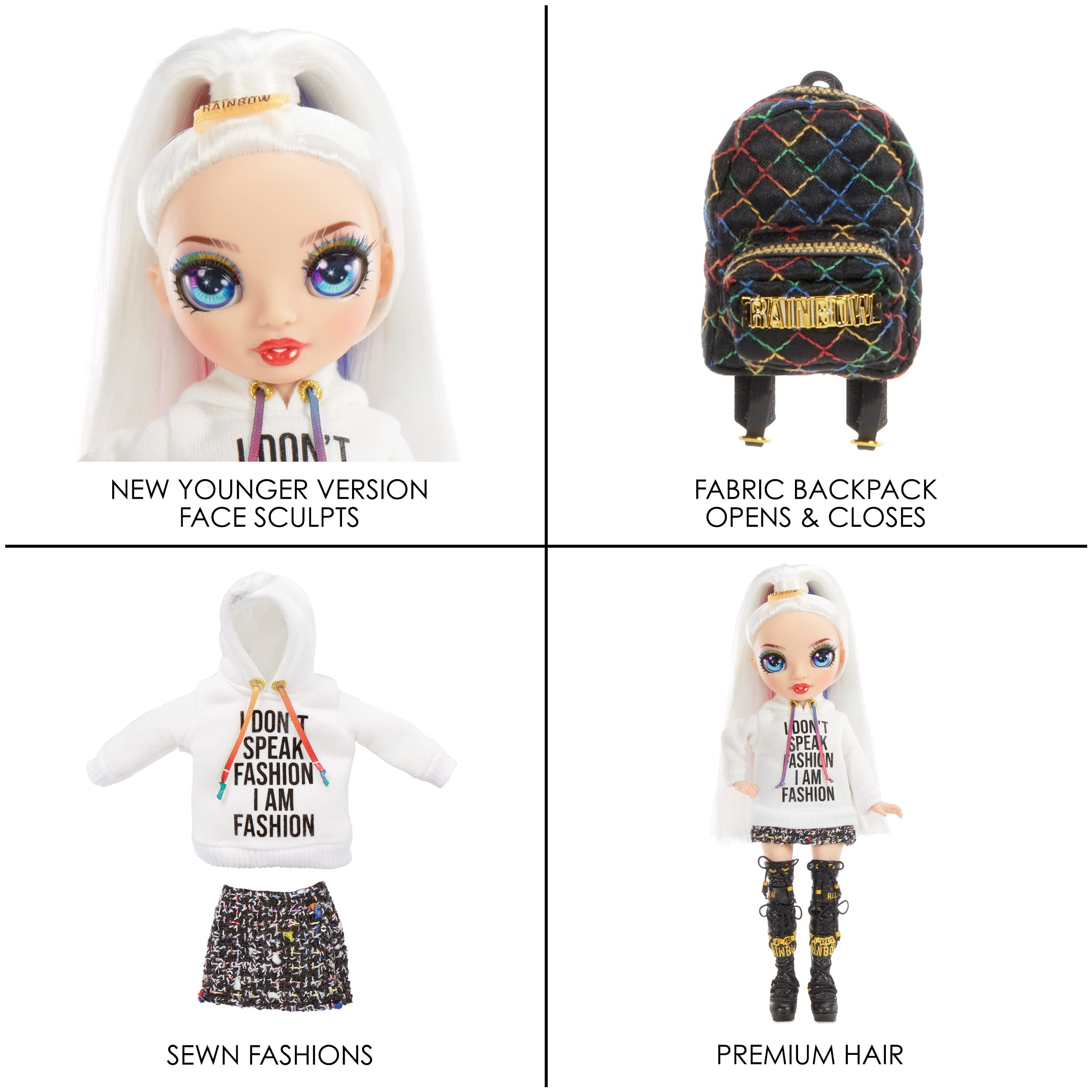 Foto 6 pulgar | Muñeca De Moda Rainbow High Jr High Serie 2 Amaya Raine 9 - Venta Internacional.