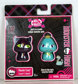 Foto 1 | Pack De 2 Minifiguras Monster High Monster Cross Mix Match - Venta Internacional.