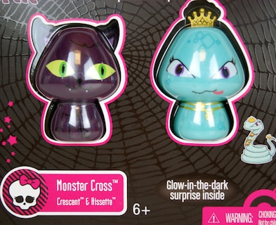 Foto 2 | Pack De 2 Minifiguras Monster High Monster Cross Mix Match - Venta Internacional.