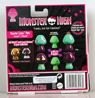 Foto 5 | Pack De 2 Minifiguras Monster High Monster Cross Mix Match - Venta Internacional.
