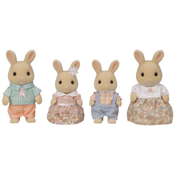 Figuras De Muñecas Coleccionables Calico Critters Milk Rabbit Family - Venta Internacional.