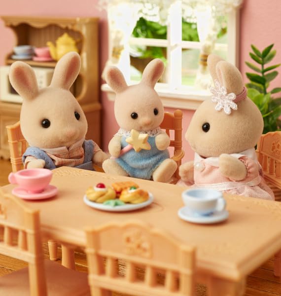 Foto 3 | Figuras De Muñecas Coleccionables Calico Critters Milk Rabbit Family - Venta Internacional.
