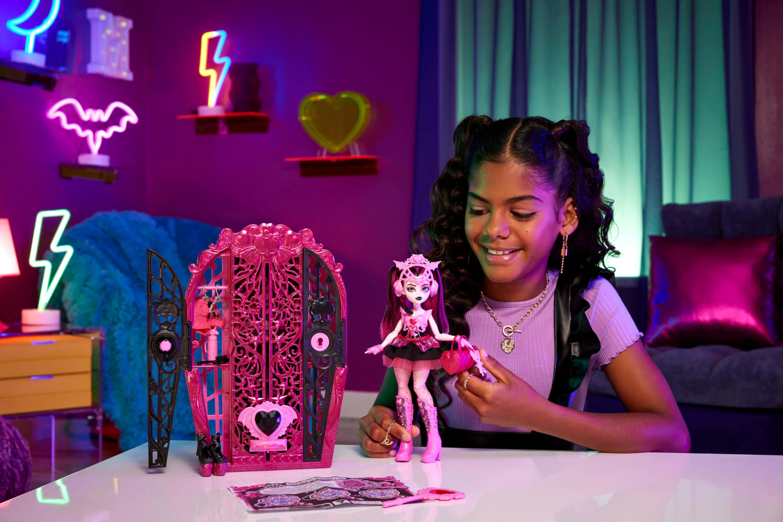 Foto 3 pulgar | Set De Muñecas Monster High Skulltimate Secrets Monster Mysteries - Venta Internacional.