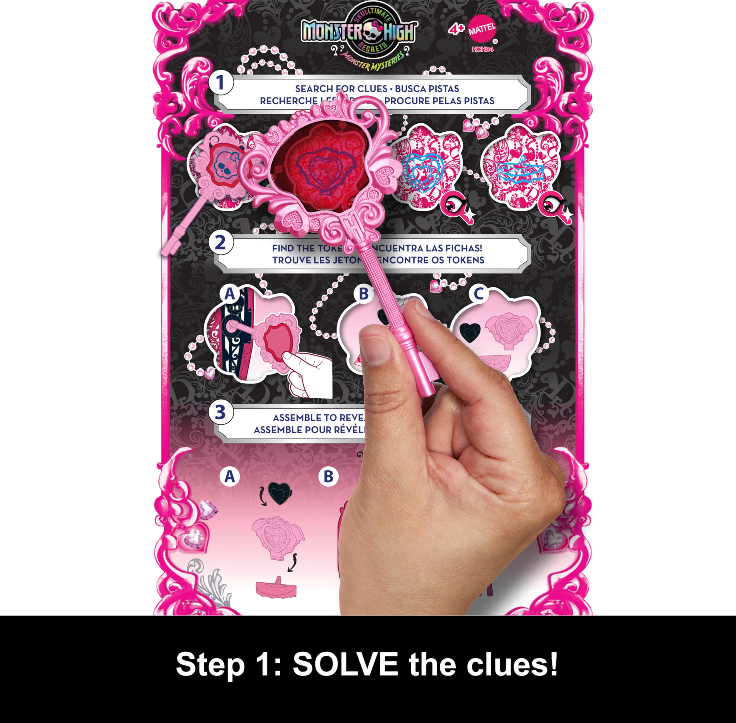 Foto 4 pulgar | Set De Muñecas Monster High Skulltimate Secrets Monster Mysteries - Venta Internacional.