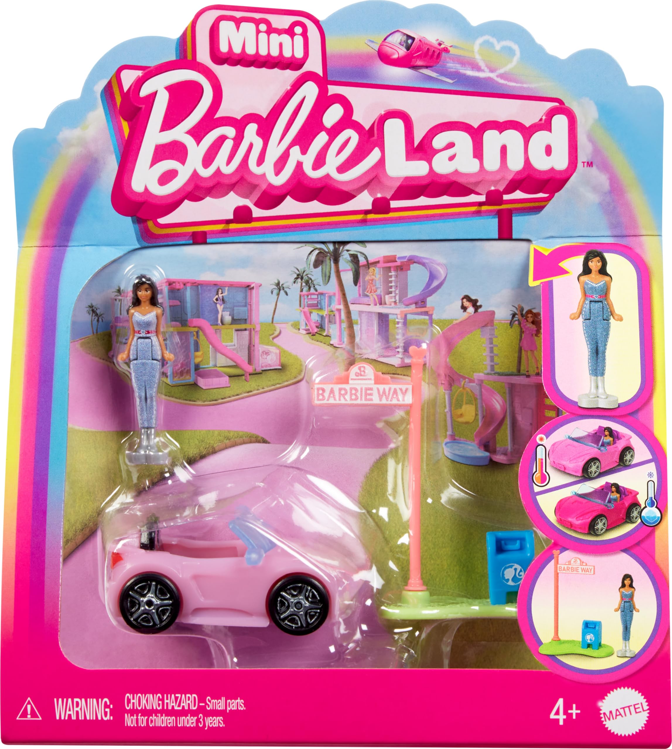 Foto 2 pulgar | Set De Juguetes Barbie Mini Barbieland Doll Y Coche Convertible - Venta Internacional.