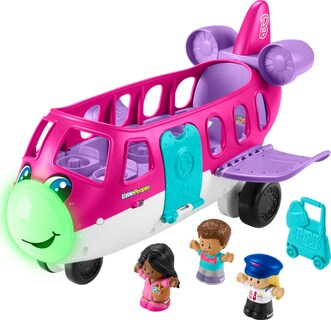 Foto 1 | Barbie Dream Plane De Juguete Fisher-price Little People, 18 Meses O Más - Venta Internacional.