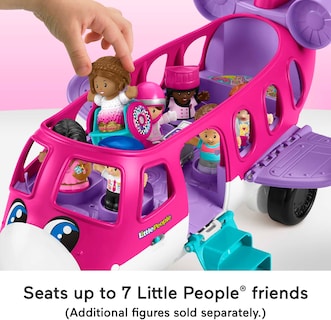 Foto 5 | Barbie Dream Plane De Juguete Fisher-price Little People, 18 Meses O Más - Venta Internacional.
