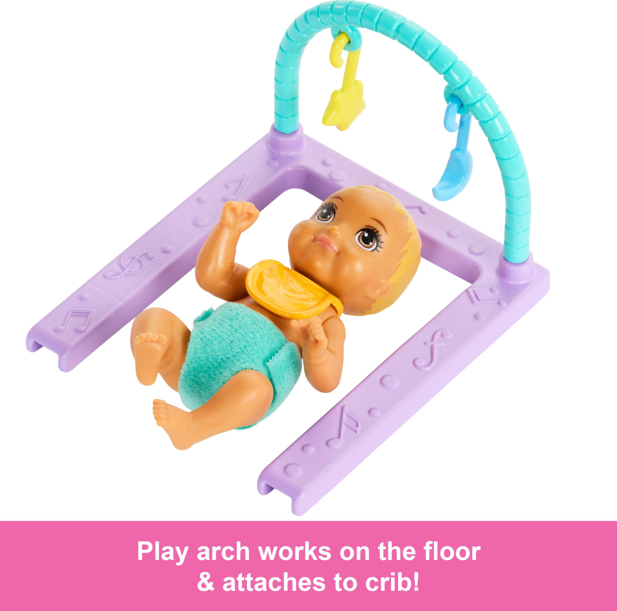 Foto 3 pulgar | Playset Barbie Skipper Doll & Nursery Con Muñecas Gemelas - Venta Internacional.