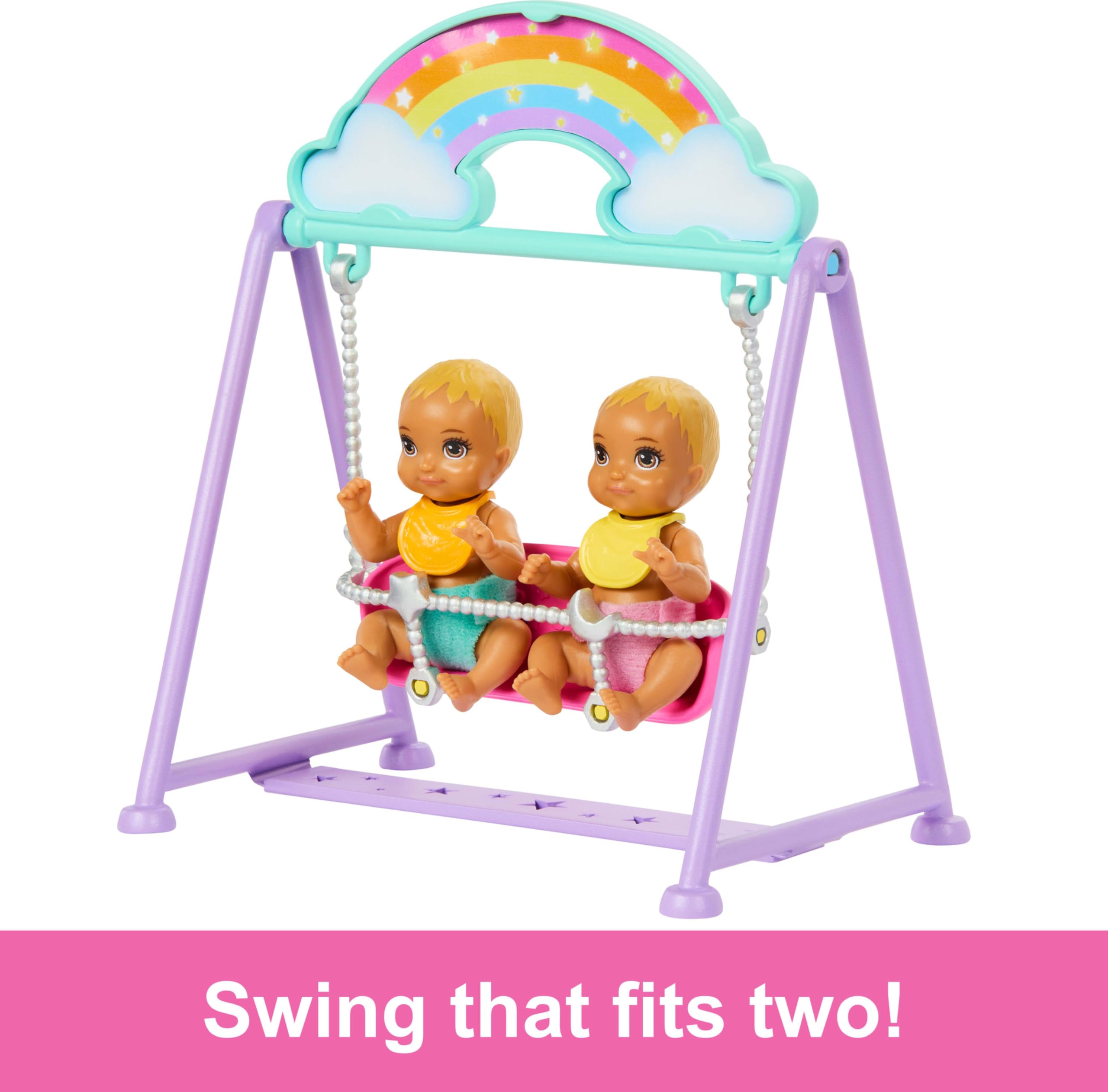 Foto 3 | Playset Barbie Skipper Doll & Nursery Con Muñecas Gemelas - Venta Internacional.
