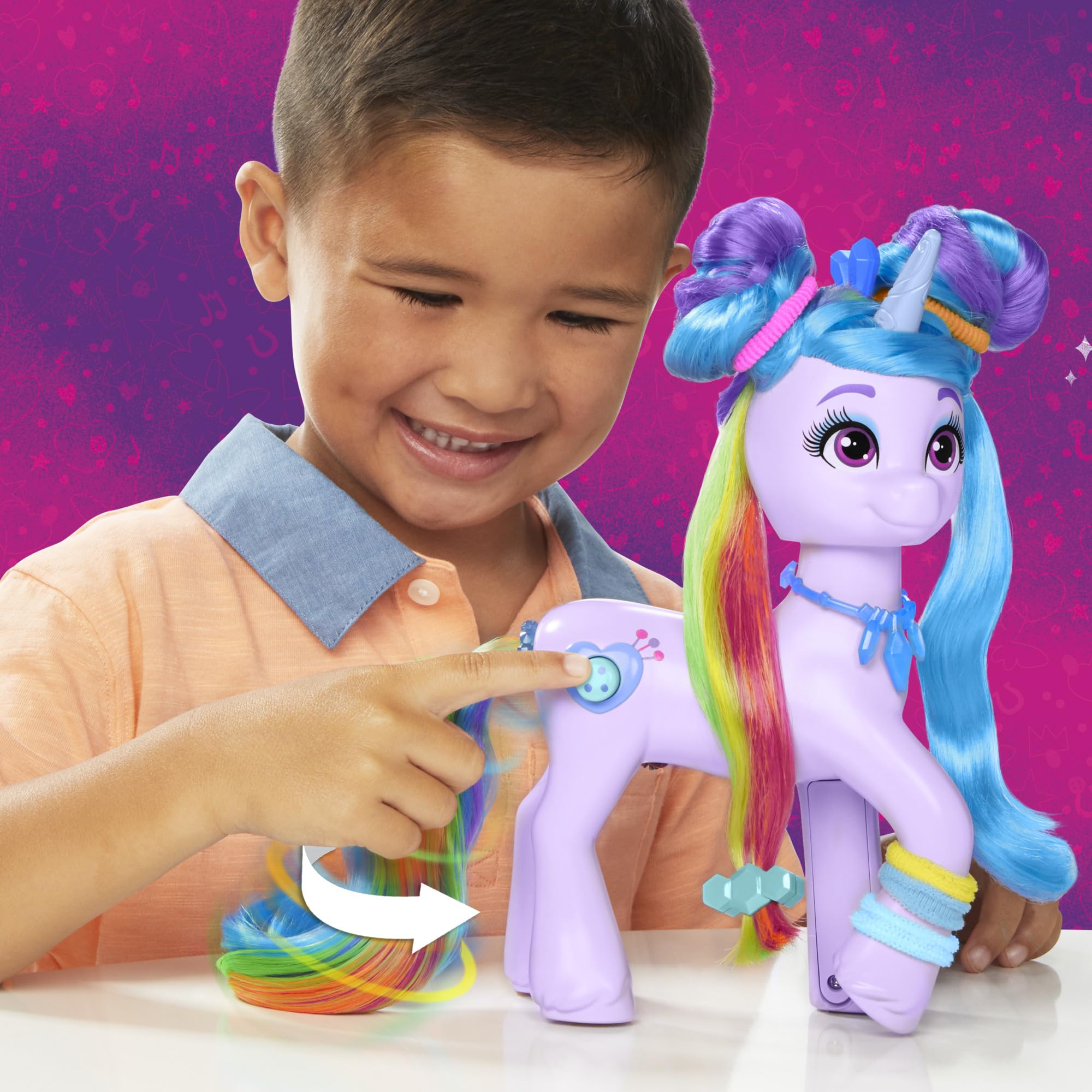 Foto 4 pulgar | Toy My Little Pony Tell Your Tale Rainbow Styles Izzy Moonbow - Venta Internacional.