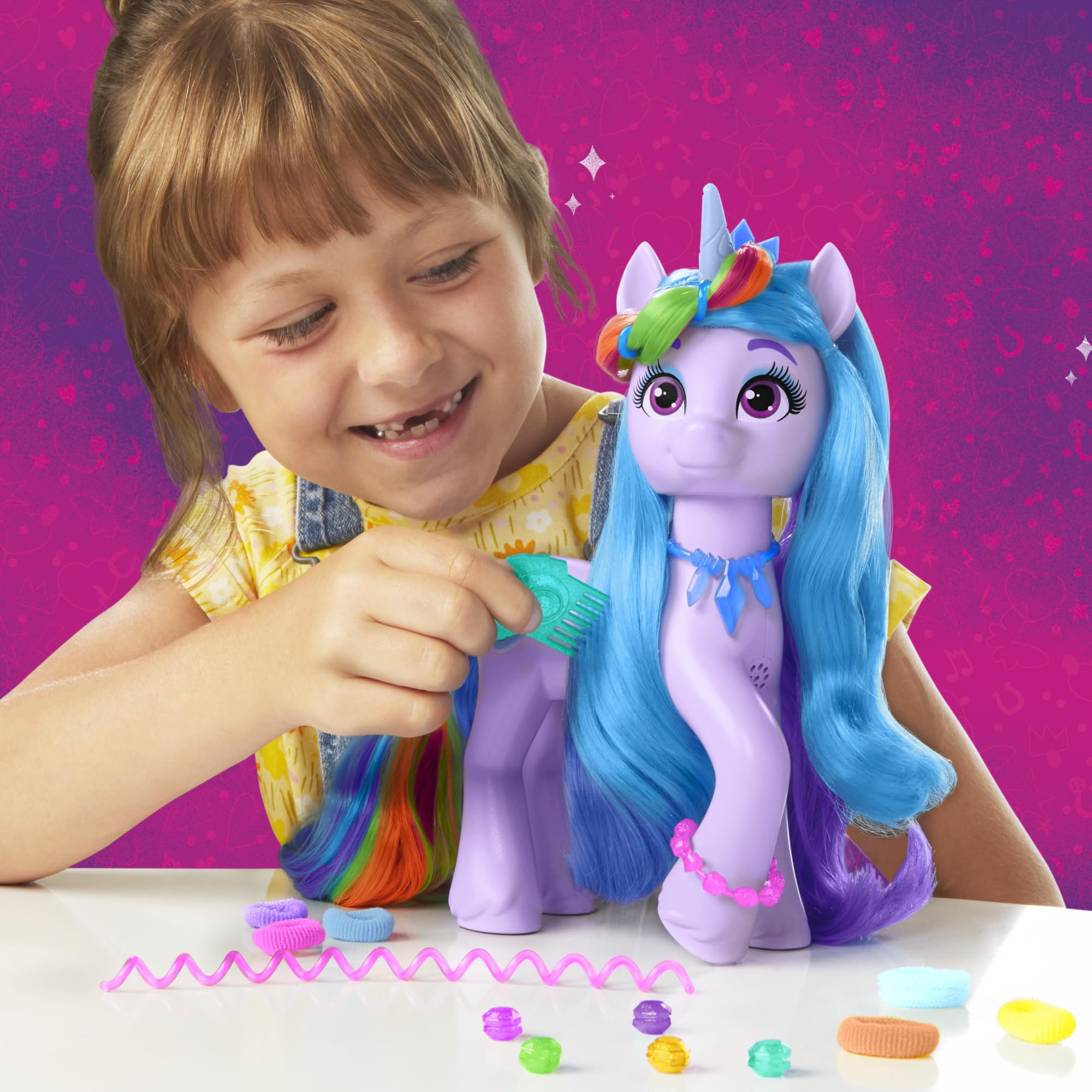 Foto 5 pulgar | Toy My Little Pony Tell Your Tale Rainbow Styles Izzy Moonbow - Venta Internacional.