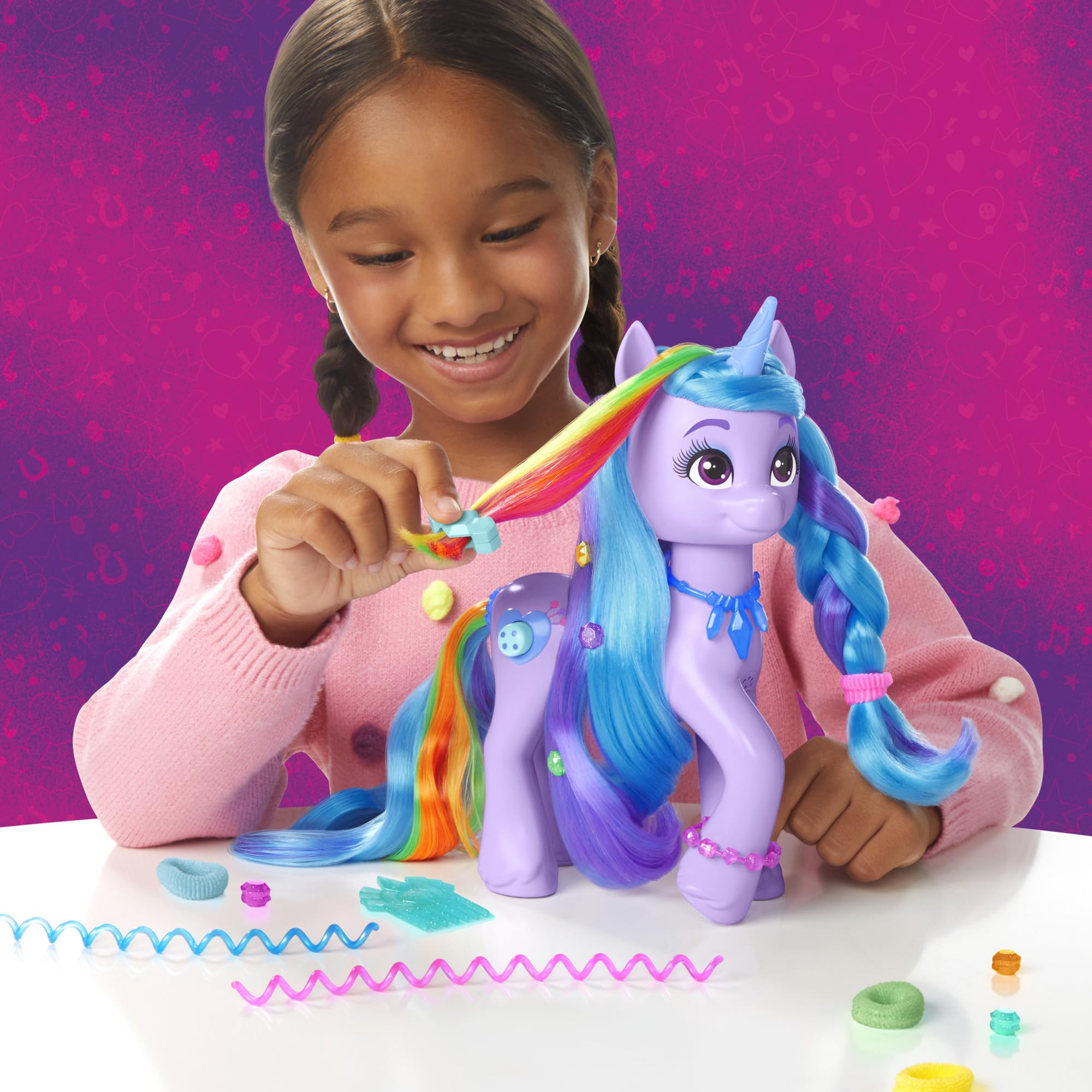 Foto 6 pulgar | Toy My Little Pony Tell Your Tale Rainbow Styles Izzy Moonbow - Venta Internacional.
