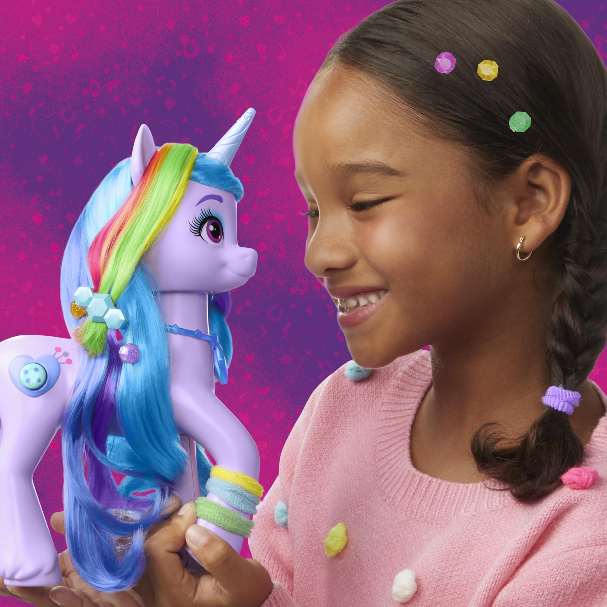 Foto 8 pulgar | Toy My Little Pony Tell Your Tale Rainbow Styles Izzy Moonbow - Venta Internacional.