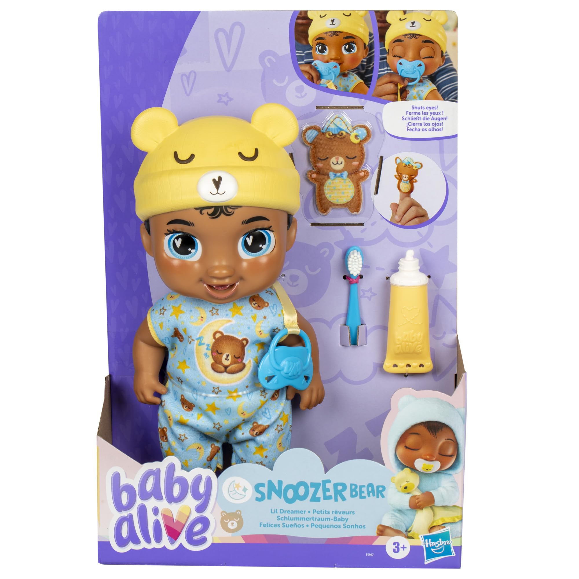 Foto 3 pulgar | Baby Doll Baby Alive Lil Dreamer Bear Snoozer Bear Sleepy Boy - Venta Internacional.