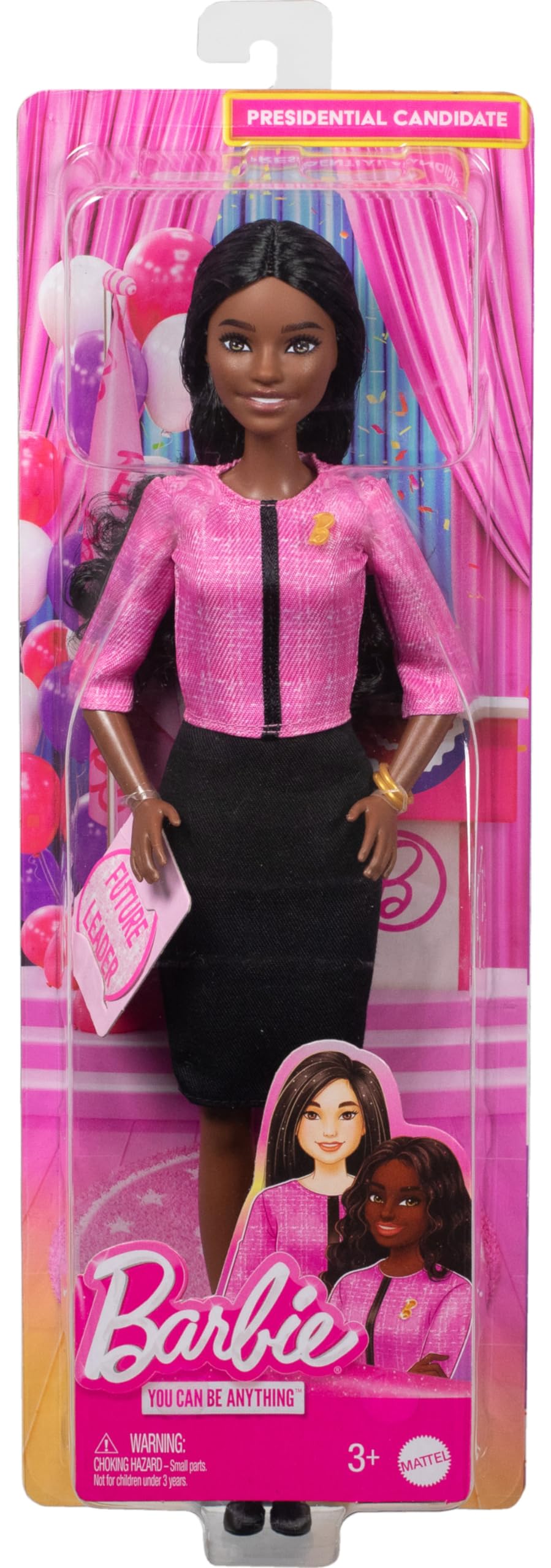 Foto 7 pulgar | Muñeca Barbie Careers Future Leader Con Cabello Castaño Oscuro Y Acceso. - Venta Internacional.