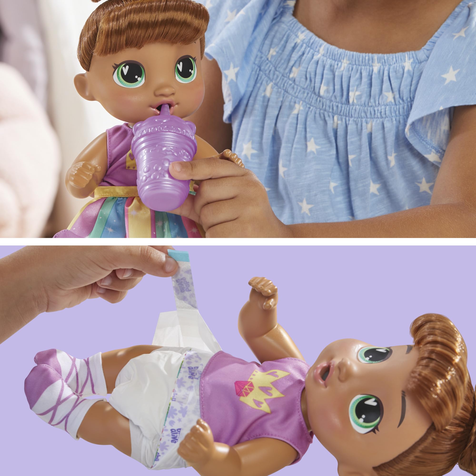 Foto 4 pulgar | Muñeca De Vestir Baby Alive Super Bff Sophia Sparkle, 28 Cm - Venta Internacional.